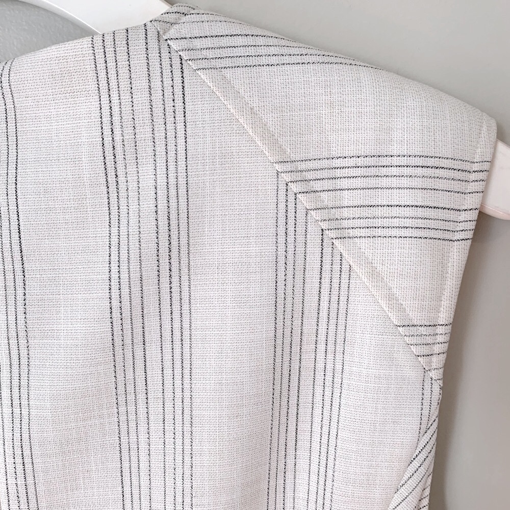Elie Tahari Galiena size 10 Striped Zip-Front Dress - Picture 13 of 16